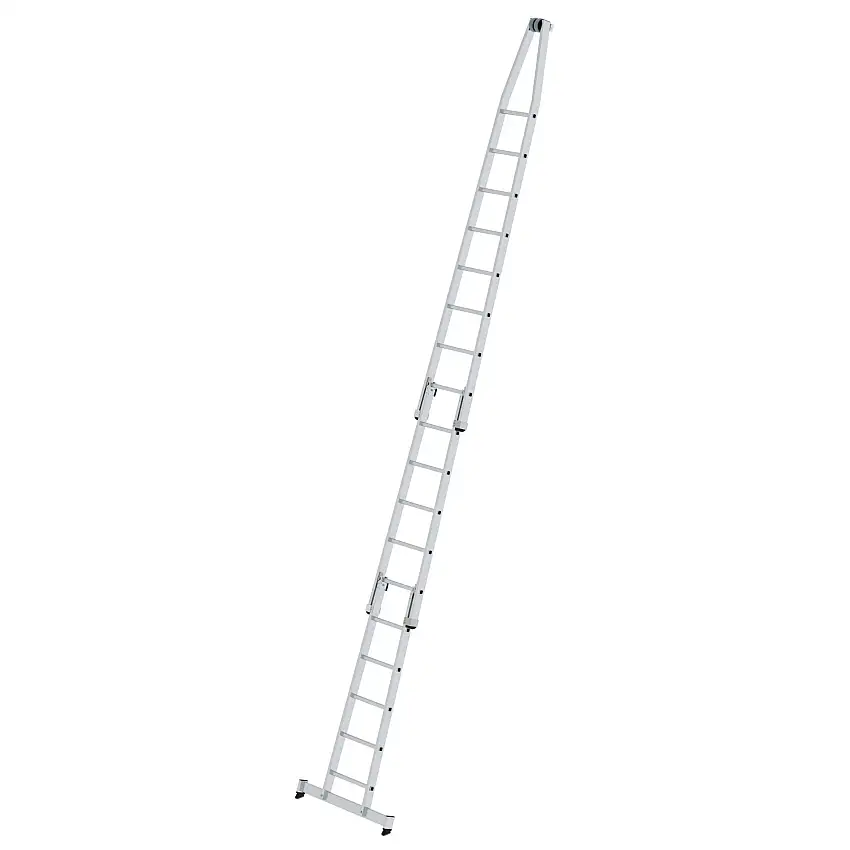 Sprossen-Glasreinigerleiter Satz mit nivello®-Traverse 3-teilig
