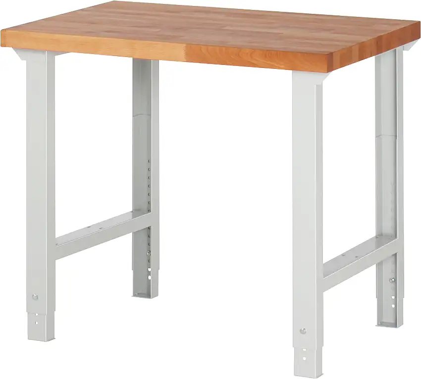 Werkbank Serie 7000 - Modell 7000 | HxBxT 79-114x100x70cm | Lichtgrau