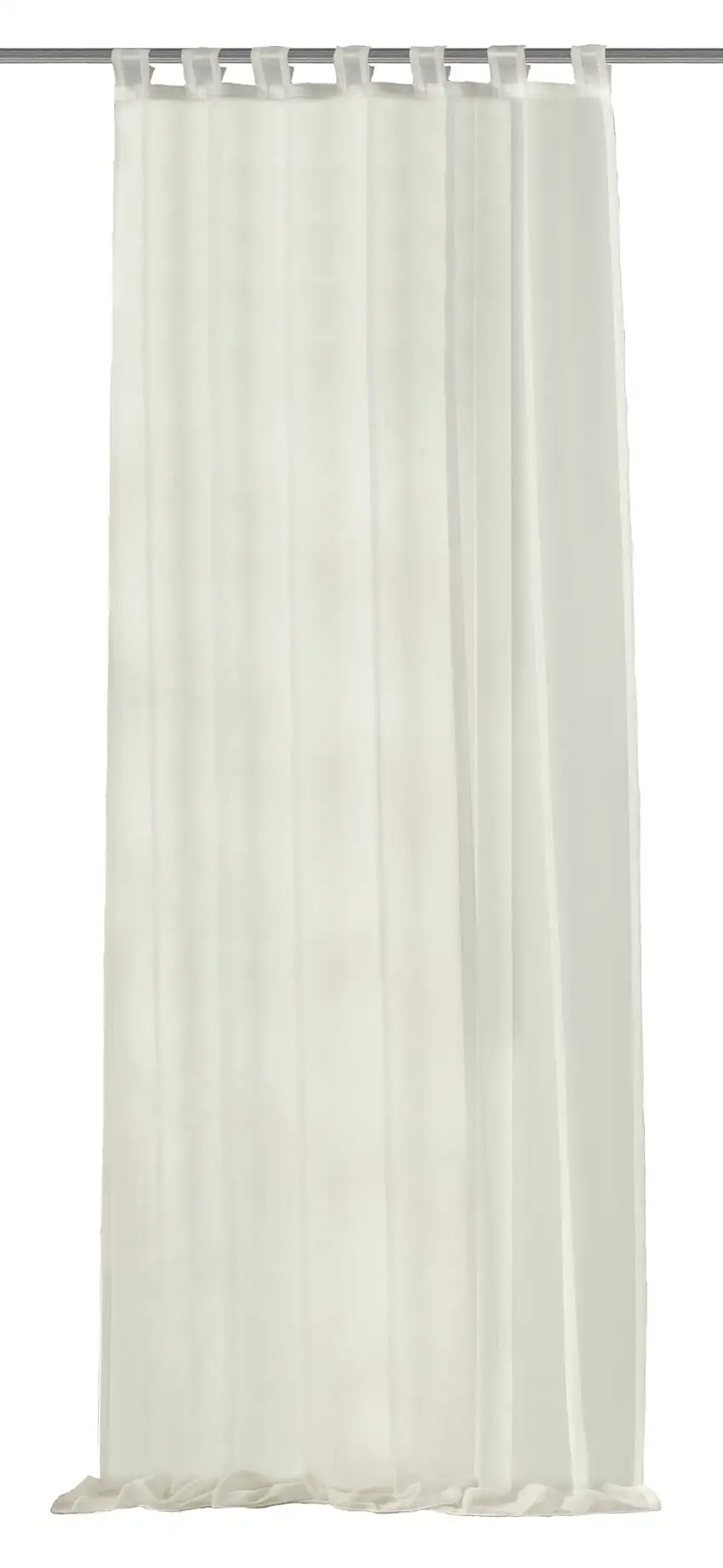 Schlaufenschal Voile wollweiss BxH 140x245cm