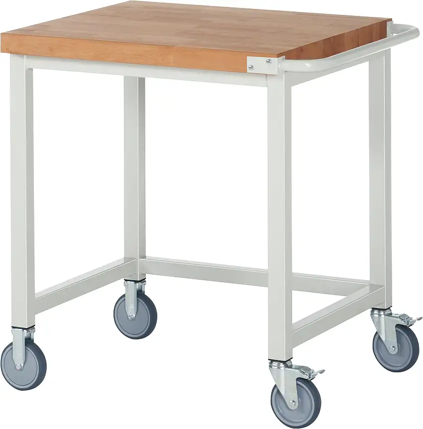 Fahrbare Werkbank 8000 - Modell 8000 | HxBxT 88-108x75x70cm | Lichtgrau