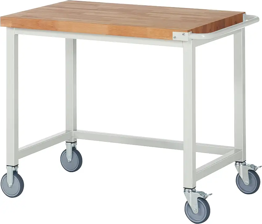 Fahrbare Werkbank 8000 - Modell 8000 | HxBxT 88-108x100x70cm | Lichtgrau