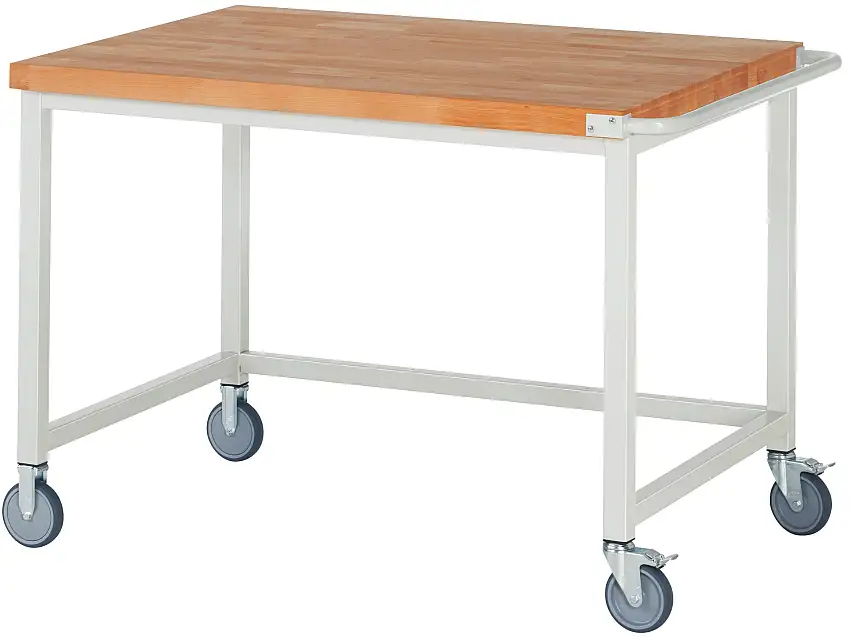 Fahrbare Werkbank 8000 - Modell 8000 | HxBxT 88-108x125x90cm | Lichtgrau