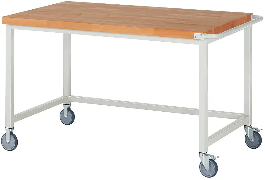 Fahrbare Werkbank 8000 - Modell 8000 | HxBxT 88-108x150x90cm | Lichtgrau