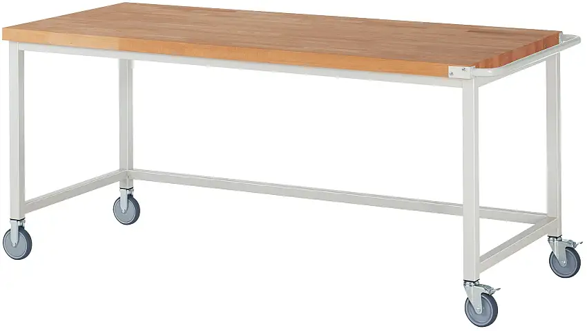 Fahrbare Werkbank 8000 - Modell 8000 | HxBxT 88x200x90cm | Lichtgrau