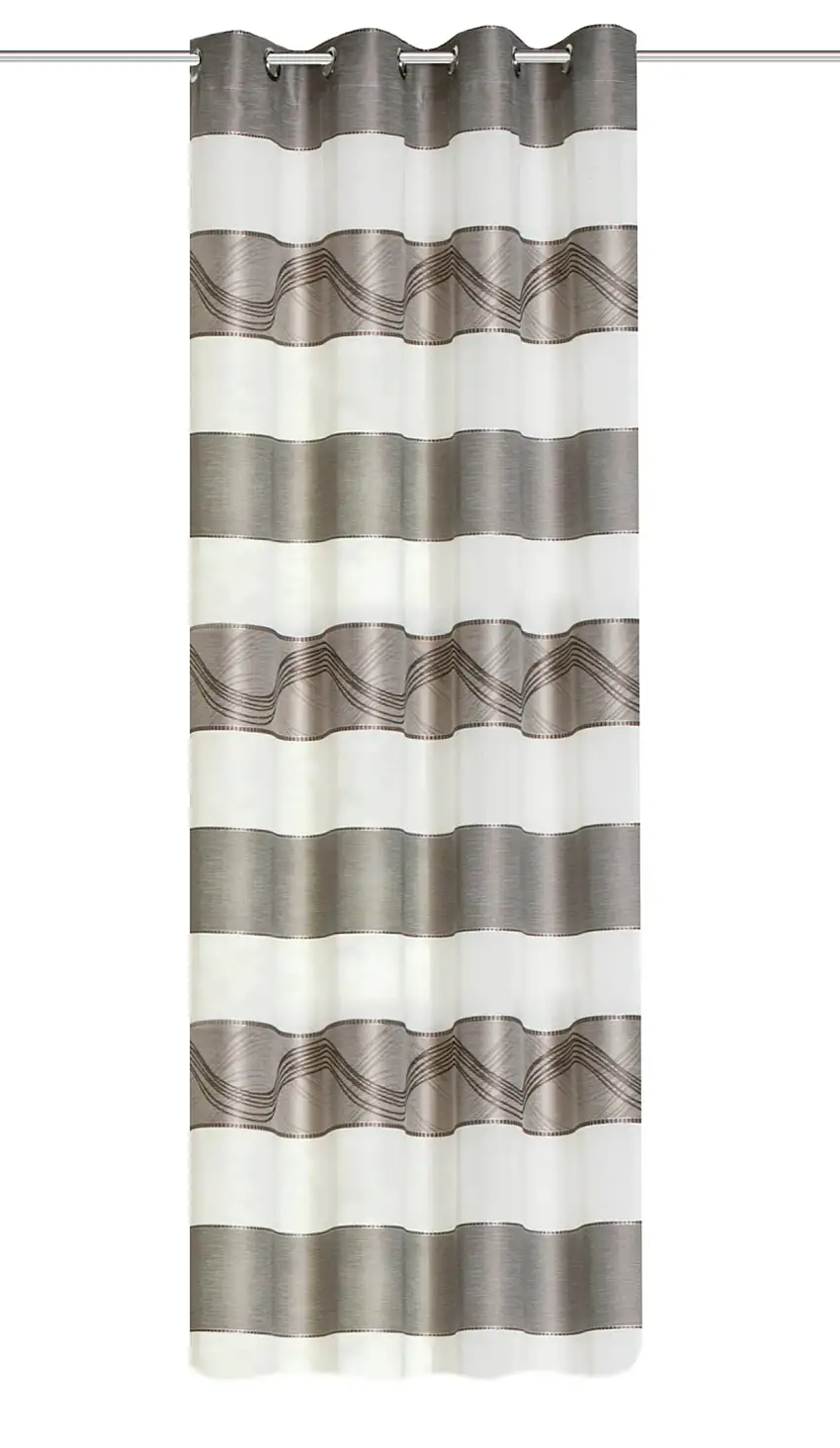 Ösenschal "Susa" stein BxH 140x245cm