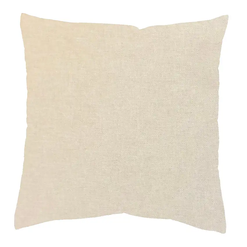 Kissenhülle Dekostoff uni "Lucio" natur 40x40 oder 50x50cm
