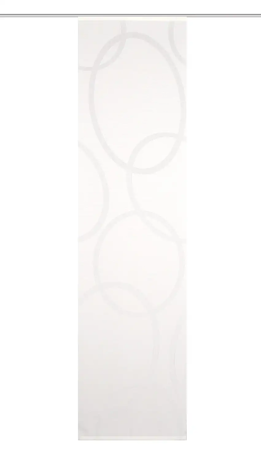 Schiebevorhang "Pinalo" Leinenstruktur Scherli wollweiß halbtransparent BxH 60x245cm