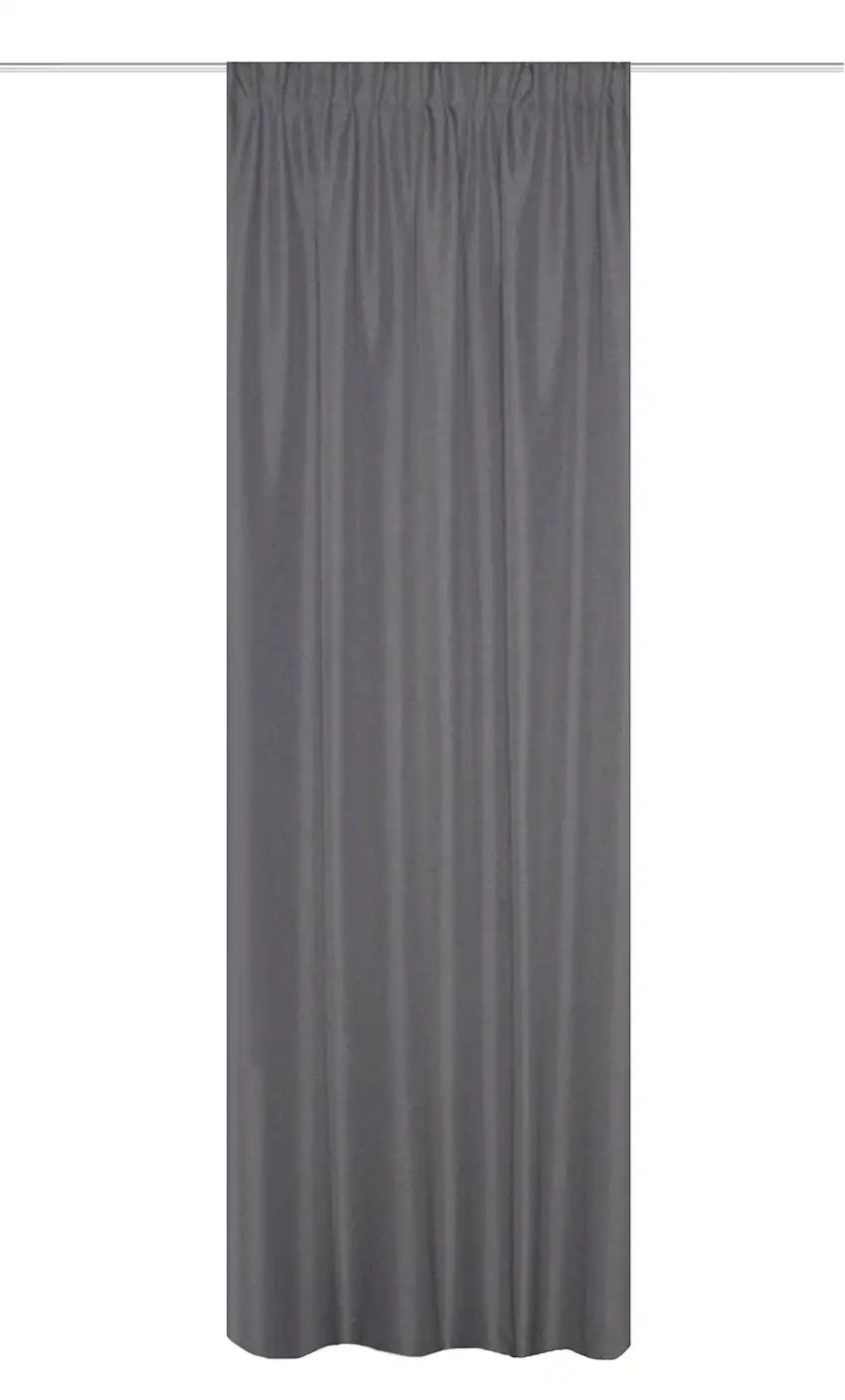 Kombibandschal aus Thermostoff grau BxH 135x245cm