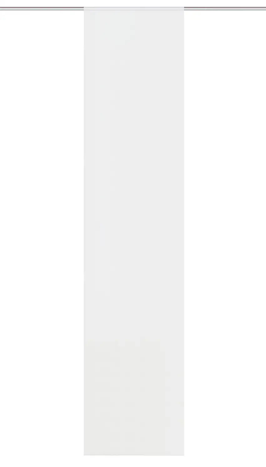 Schiebevorhang "Benedikt" Effekt Voile uni wollweiß BxH 60x245cm