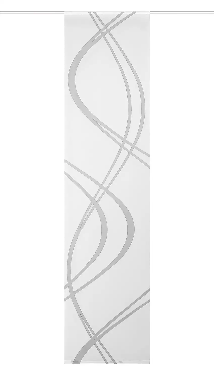Schiebevorhang "Tiberio" grau Dekostoff Scherli BxH 60x245cm