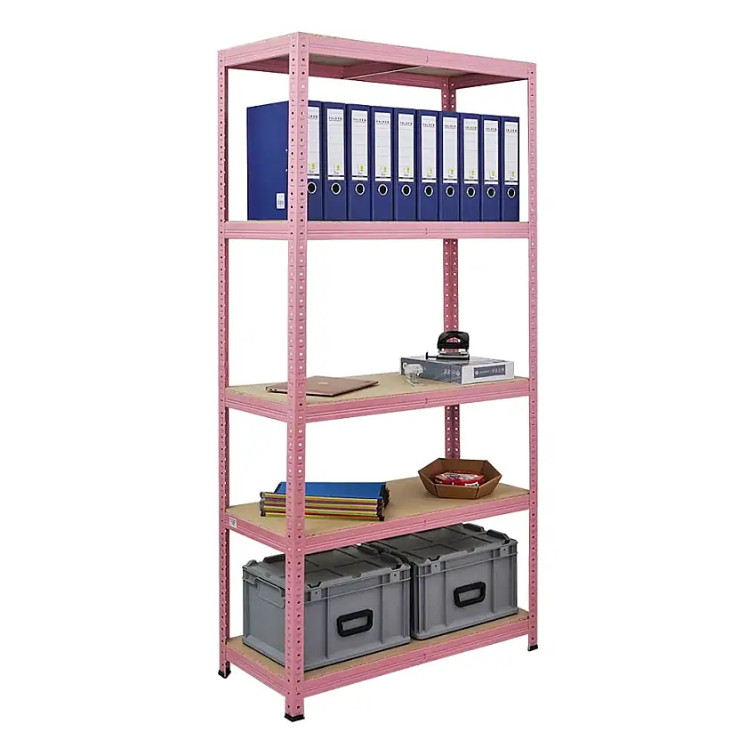 Wohnregal PINK LADY | HxBxT 180x90x40cm| Fachlast 175kg | 5 Ebenen | Pink