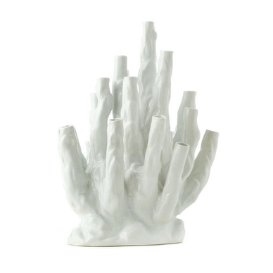 Vase POLSPOTTEN Coral 20 Tulips White 30 x 18 x 45 cm