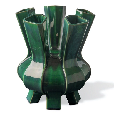 Vase POLSPOTTEN Puyi Green Green