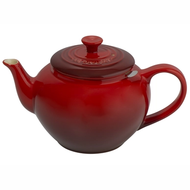 Teekanne Le Creuset Kirschrot Mit Edelstahl Teesieb 1L