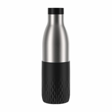 Wasserflasche Emsa Bludrop Sleeve Black 700ml
