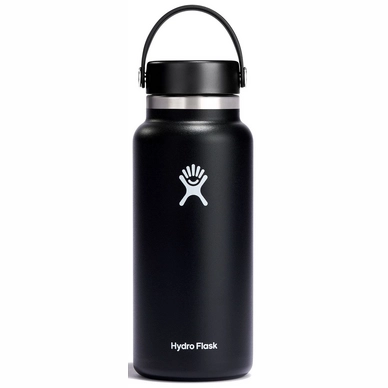 Thermosflasche Hydro Flask Wide Mouth 2.0 Flex Cap Black 946 ml