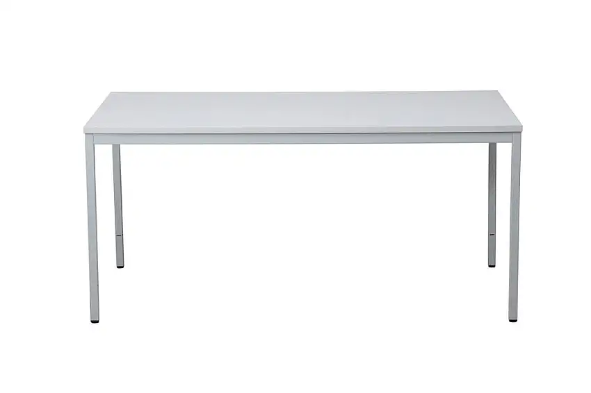 Schreibtisch Bear | HxBxT 75x120x80 cm | Grau | Rechteckig | Quadratfüße | Lackiert
