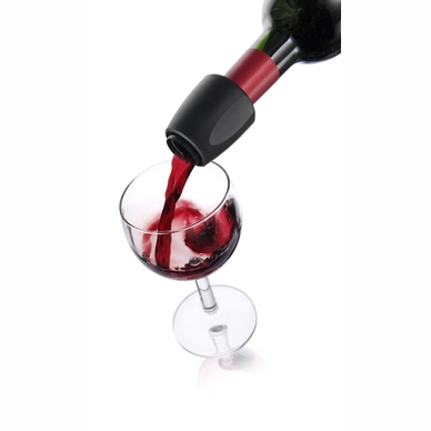 Wein Saver Vacu Vin Schwarz