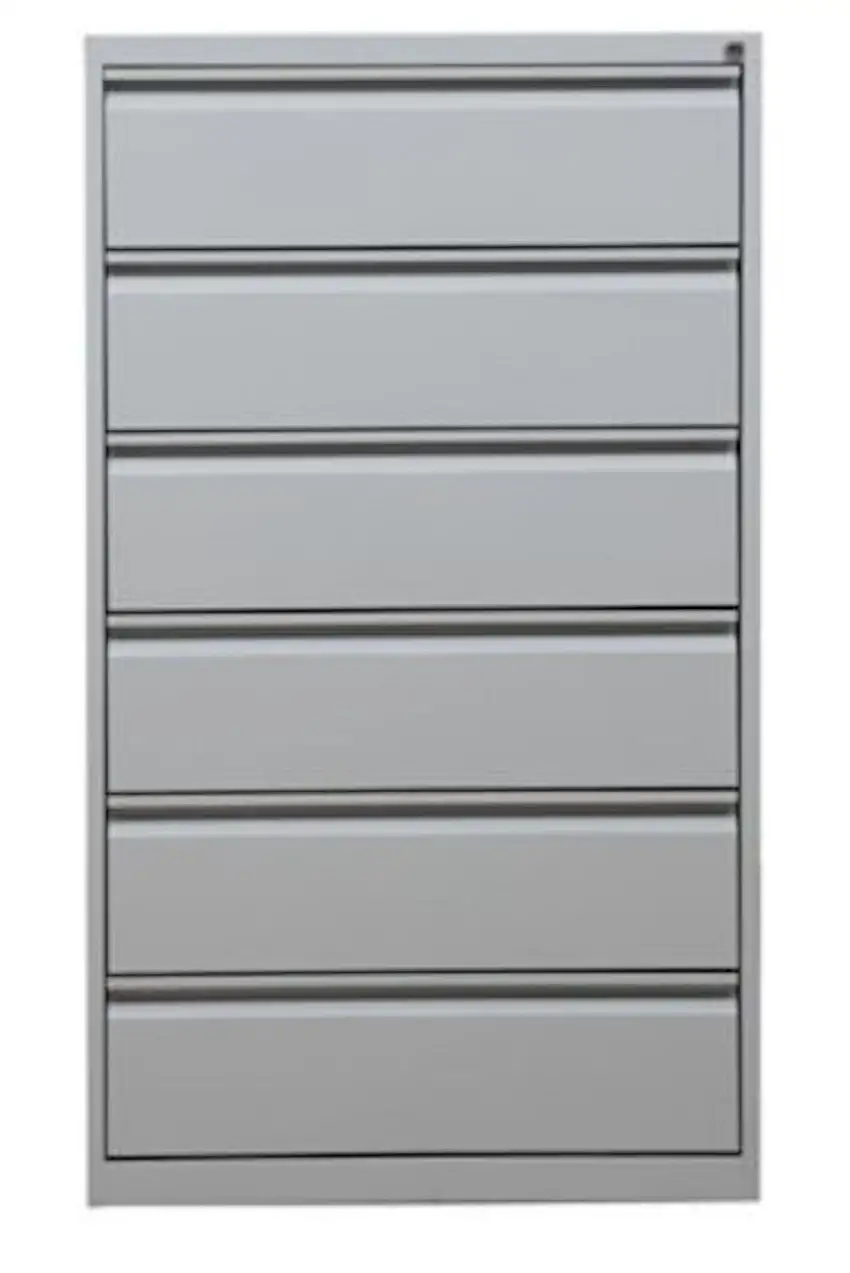 Karteischrank Mare| 6 Schubladen | HxBxT 132x76x62 cm | Grau