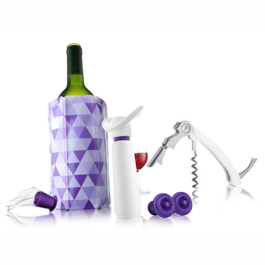 Wine Essentials Geschenk-Set Vacu Vin Weiß