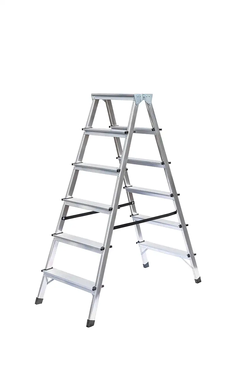 Haushaltsleiter beidseitig begehbar 2x6 Stufen
