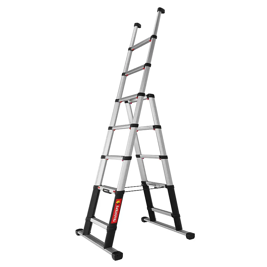 Teleskop-Kombileiter Combi Line 5+2 Stufen