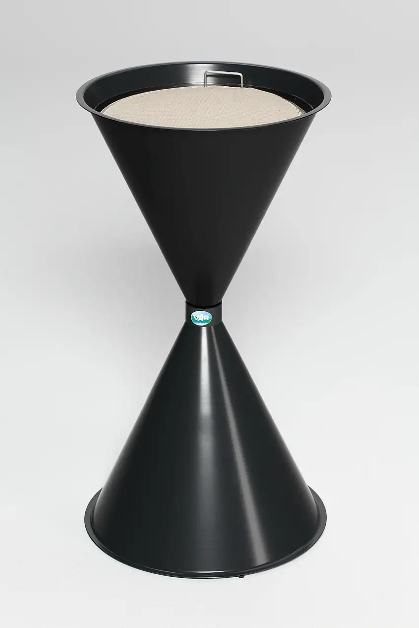 Klassischer Standascher für Innen- & Außenbereich | HxBxT 73x40x40cm | Stahlblech | Anthrazit