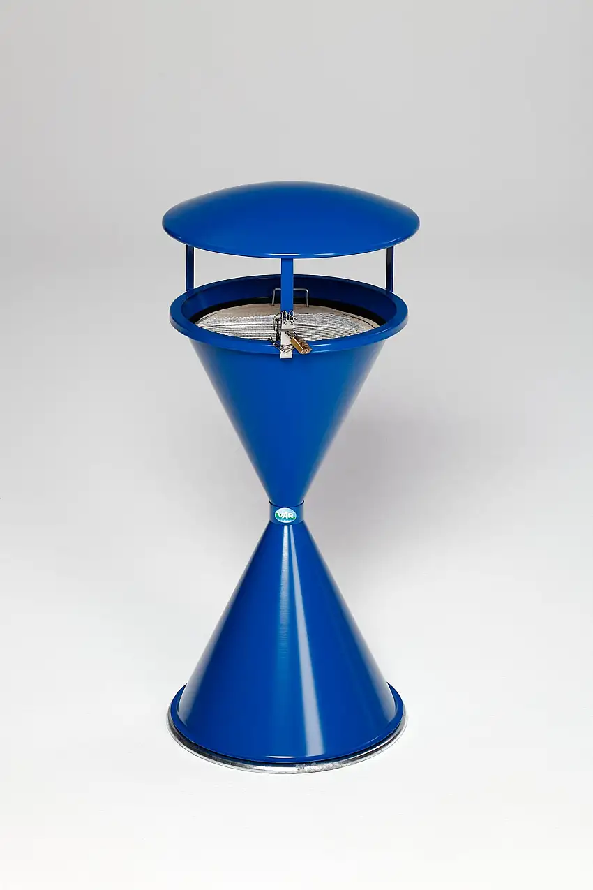 Dach für klassischen Standascher | HxBxT 23x44x44cm | Stahlblech | Blau