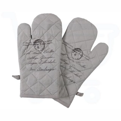 Ofenhandschuhe Aquanova Torino Grau (2er Set)