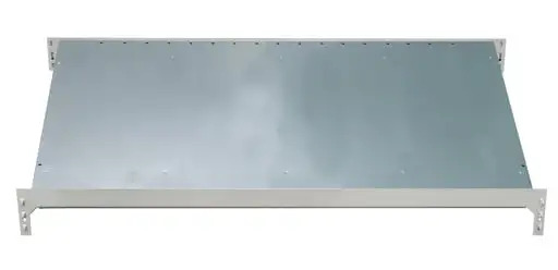 Zusatzebene für Schulte Schrägbodenregal MULTIplus150 | BxT 130x60cm | Traglast 150kg | Verzinkt/Lichtgrau