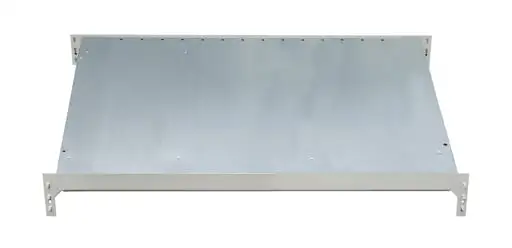 Zusatzebene für Schulte Schrägbodenregal MULTIplus150 | BxT 100x60cm | Traglast 150kg | Verzinkt/Lichtgrau