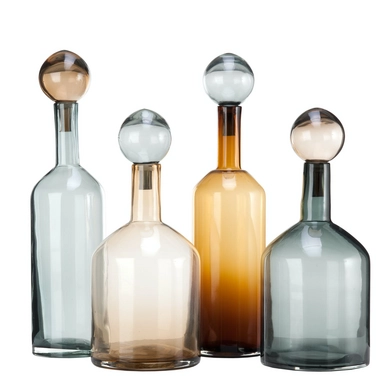 Vase POLSPOTTEN Bubbles & Bottles Chic Mix (Set von 4)