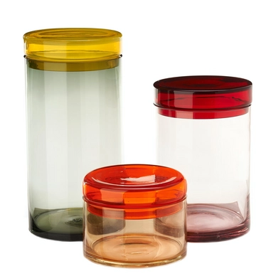 Vorratsbehälter POLSPOTTEN Caps & Jars XL Multi (Set von 3)