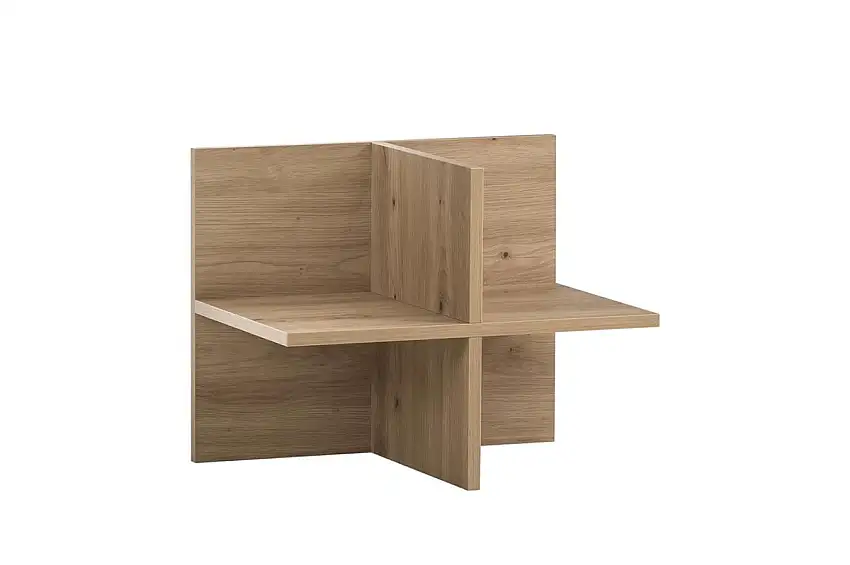 Möbelpartner Regalkreuz Raven | HxBxT 38x48x33cm | Eiche