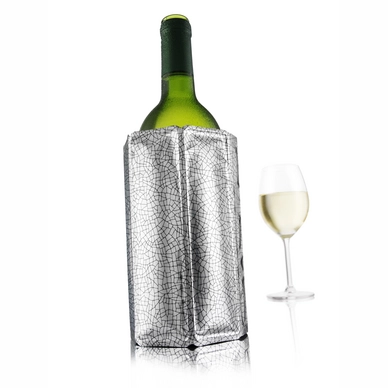Kühlmanschette Vacu Vin Silber