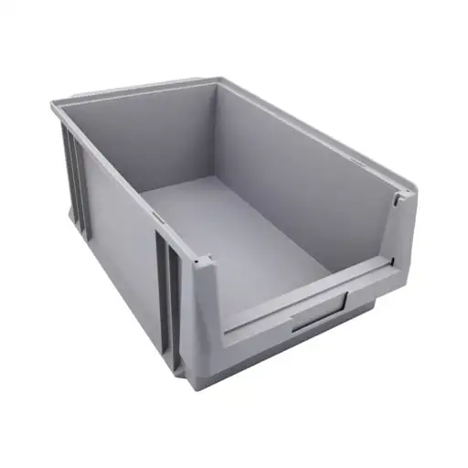 SuperSparSet 8x Sichtlagerbox Classic A | Grau | HxBxT 20x32x50cm | Polypropylen | Sichtlagerbehälter, Sichtlagerkasten, Sichtlagerkastensortiment, Sortierbehälter