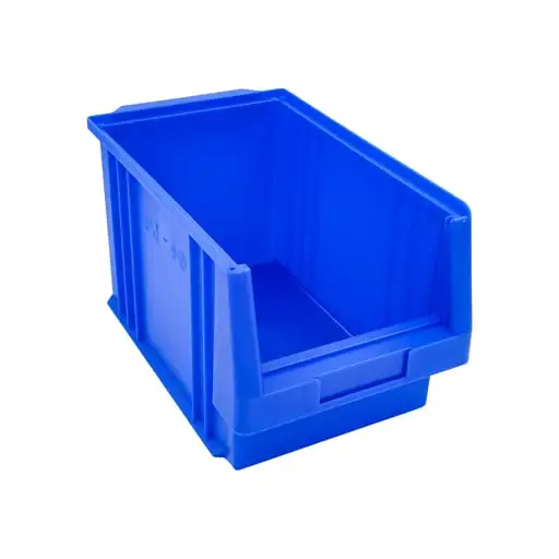 SuperSparSet 10x Sichtlagerbox Classic C | Blau | HxBxT 20x21x33cm | Polypropylen | Sichtlagerbehälter, Sichtlagerkasten, Sichtlagerkastensortiment, Sortierbehälter
