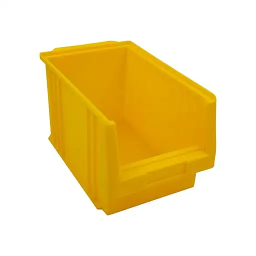 SuperSparSet 10x Sichtlagerbox Classic C | Gelb | HxBxT 20x21x33cm | Polypropylen | Sichtlagerbehälter, Sichtlagerkasten, Sichtlagerkastensortiment, Sortierbehälter