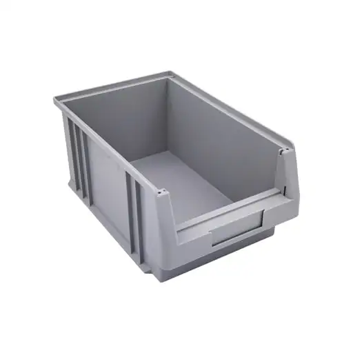 SuperSparSet 10x Sichtlagerbox Classic D | Grau | HxBxT 15x21x33cm | Polypropylen | Sichtlagerbehälter, Sichtlagerkasten, Sichtlagerkastensortiment, Sortierbehälter