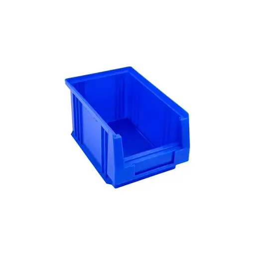 SuperSparSet 25x Sichtlagerbox Classic F | Blau | HxBxT 12x15x23cm | Polypropylen | Sichtlagerbehälter, Sichtlagerkasten, Sichtlagerkastensortiment, Sortierbehälter