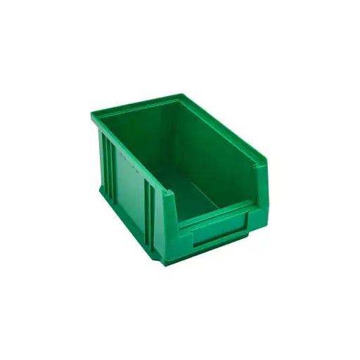 SuperSparSet 25x Sichtlagerbox Classic F | Grün | HxBxT 12x15x23cm | Polypropylen | Sichtlagerbehälter, Sichtlagerkasten, Sichtlagerkastensortiment, Sortierbehälter