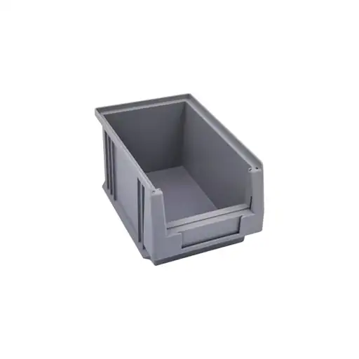 SuperSparSet 25x Sichtlagerbox Classic F | Grau | HxBxT 12x15x23cm | Polypropylen | Sichtlagerbehälter, Sichtlagerkasten, Sichtlagerkastensortiment, Sortierbehälter