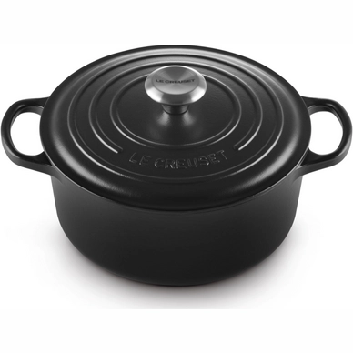 Bräter Le Creuset Signature Matt Schwarz 24 cm