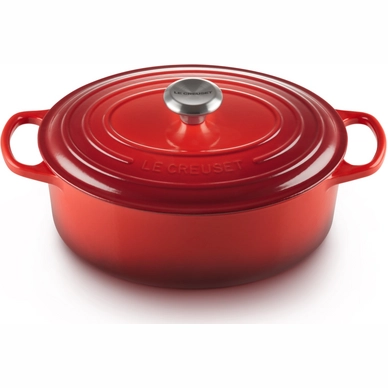 Bräter le Creuset Signature Oval Kirschrot 29 cm