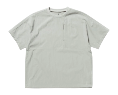 T-Shirt Snow Peak Breathable Quick Unisex Dry Lt Grey