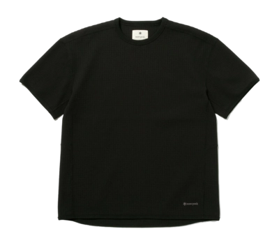 T-Shirt Snow Peak Dry Waffle Unisex Black