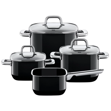 Topfset WMF Quadro Schwarz (4-teilig)