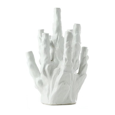 Vase POLSPOTTEN Coral 10 Tulips White