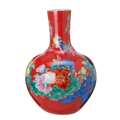Vase POLSPOTTEN Ball Body Red
