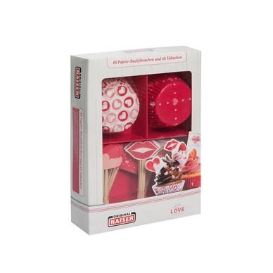 Cupcake Deko-Set Love